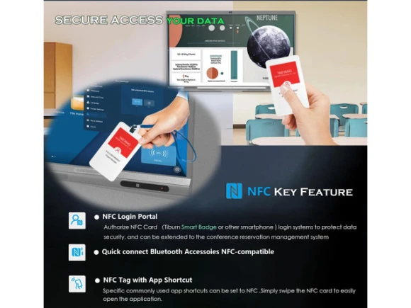 65-Inch Interactive Smart Board — Desktop Computers, TIBURN