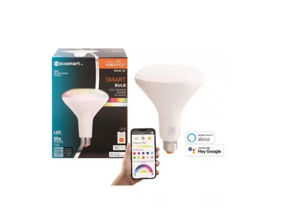BR40 Color-Changing LED Light Bulb — Smart Light Bulb, EcoSmart