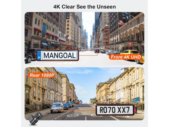 Dash Camera with 128GB Card for Jeep Grand Cherokee — Dash Cam, Mangoal