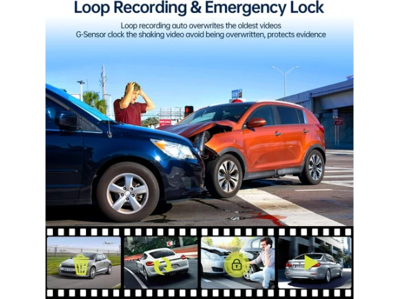 Dual Dash Camera — Dash Cam, PISKEKAT