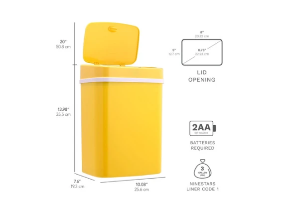 Garbage Can, 12 L — Smart Trash Can, Wenger