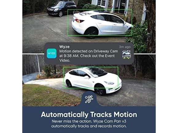 Indoor/Outdoor Wi-Fi Smart Home Security Camera, 2-Pack, White — Security Camera