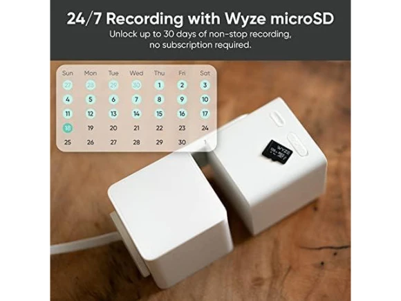 Indoor/Outdoor Wi-Fi Smart Home Security Camera, 2-Pack, White — Security Camera
