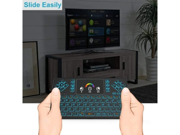 Mini Wireless Keyboard with Touchpad — Bluetooth Keyboard, PISKEKAT