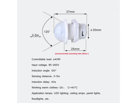 PIR Motion Sensor Switch — Motion Sensor, Graviton