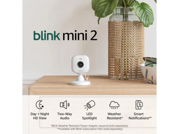 Plug-In Smart Security Camera — Security Camera, Blink
