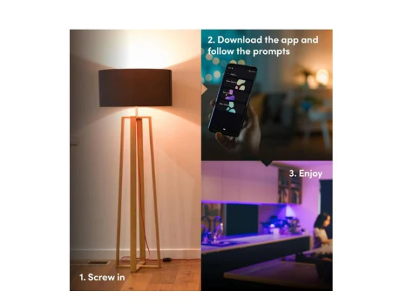 Wi-Fi LED Light Bulb, A21, Multi-Color — Smart Light Bulb, LIFX