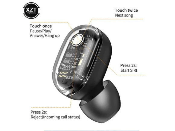 Wireless TWS earphones — Wireless Earbuds, Graviton