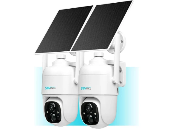 2CQ1 AI 2K Solar Security Camera — Security Camera, Explus-C