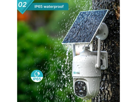 2CQ1 AI 2K Solar Security Camera — Security Camera, Explus-C
