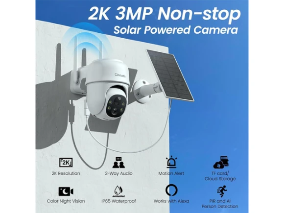 2K Outdoor Security Camera, 2 Pack — Security Camera, Explus-C