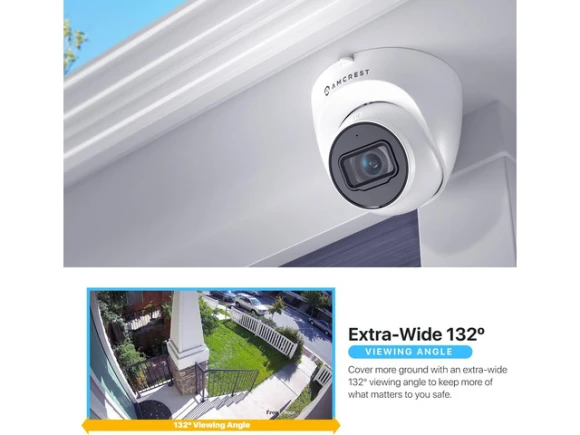 5MP Turret PoE Camera — Security Camera, Explus-C