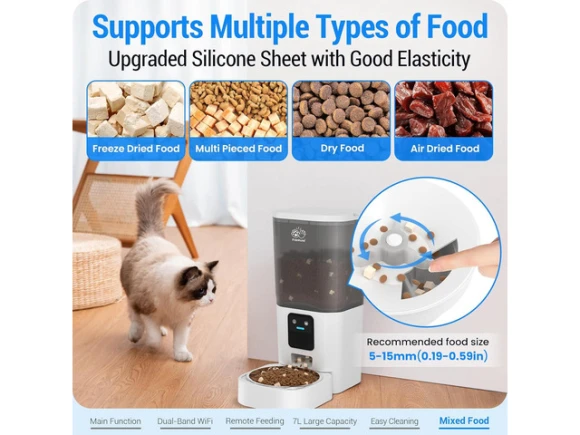 Automatic Cat Feeder — Automatic Pet Feeder, Explus-C