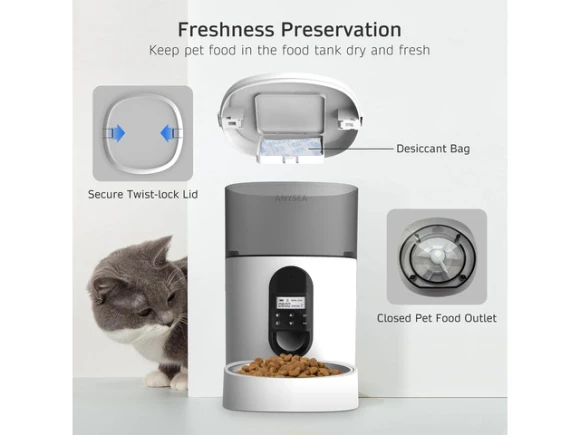 Automatic Cat Feeder — Automatic Pet Feeder, Explus-C
