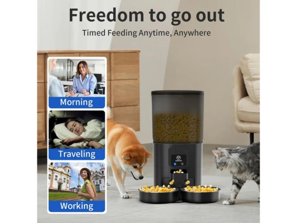 Automatic Cat Food Feeder — Automatic Pet Feeder, Explus-C