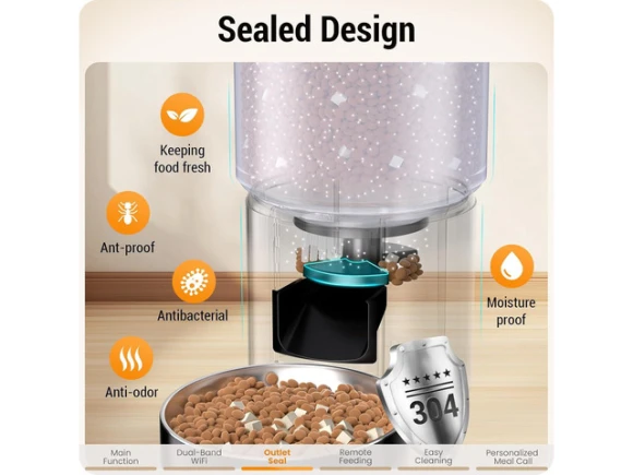 Automatic Pet Food Feeder — Automatic Pet Feeder, Explus-C