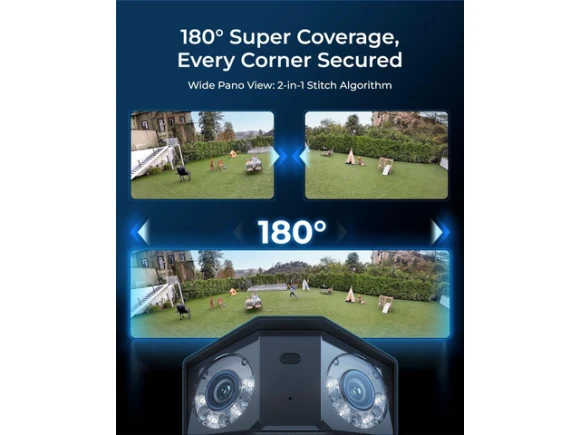 Dual-Lens PoE Security Camera — Security Camera, Explus-C