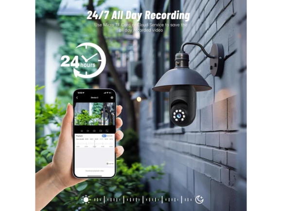 Light Bulb Security Camera — Security Camera, Explus-C