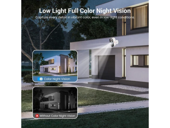 Outdoor Security Camera, 2-Pack — Security Camera, Explus-C
