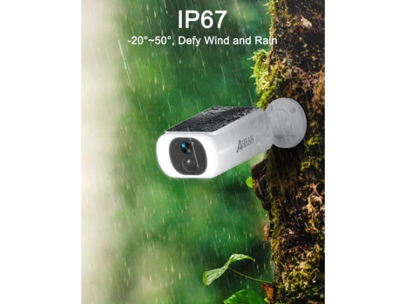 Solar Outdoor Security Camera — Security Camera, Explus-C