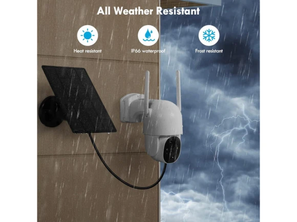 Solar Wireless Security Camera — Security Camera, Explus-C