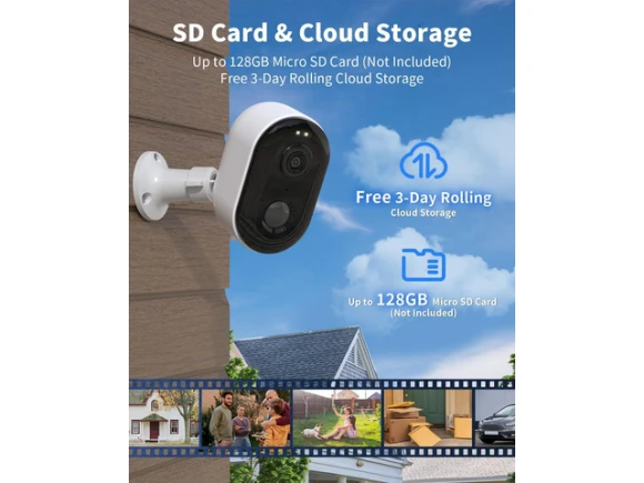 Wireless Outdoor Security Camera — Security Camera, Explus-C
