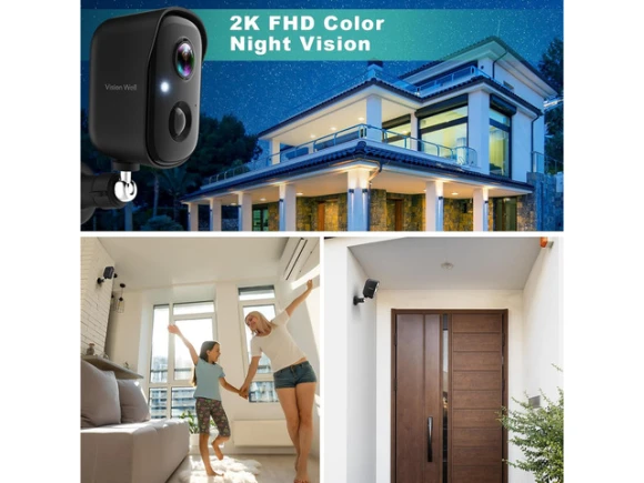Wireless Outdoor Security Camera — Security Camera, Explus-C