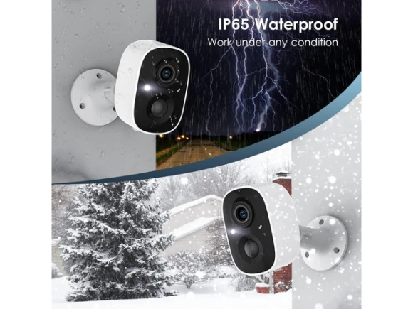Wireless Security Camera, 2-Pack — Security Camera, Explus-C