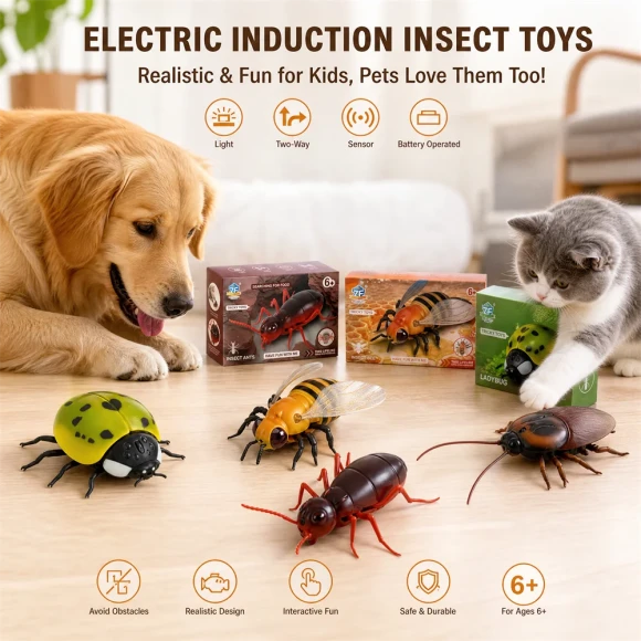 Interactive Ant Toy — Automatic Cat Toy
