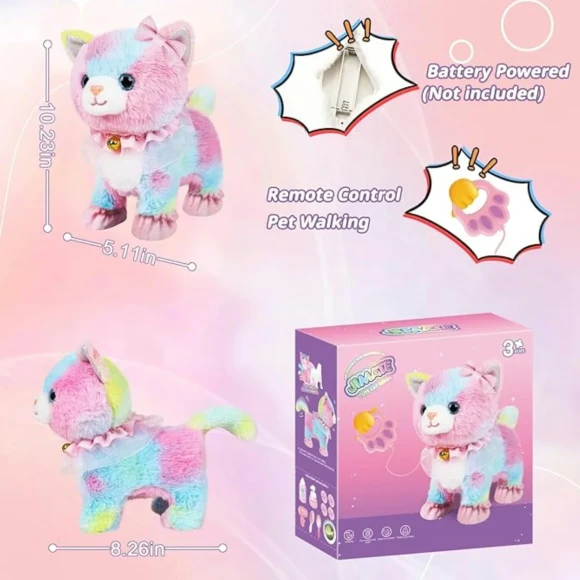 Interactive Walking Toy Cat — Robot Pet