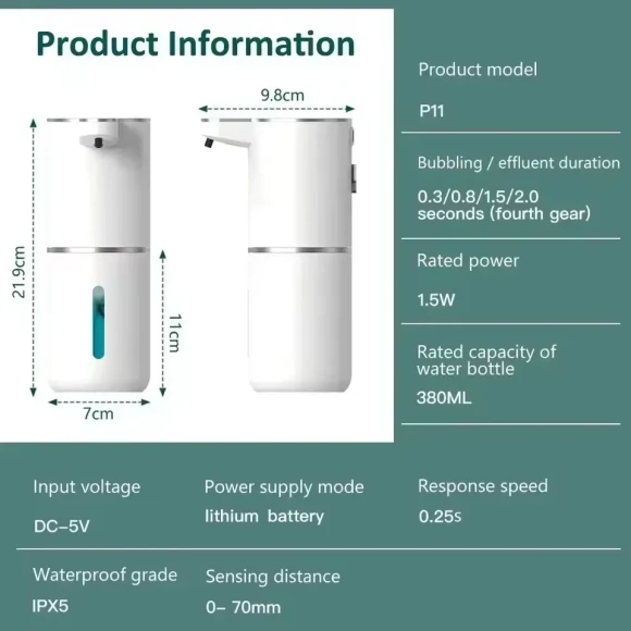 Touchless Foam Soap Dispenser — Automatic Soap Dispenser
