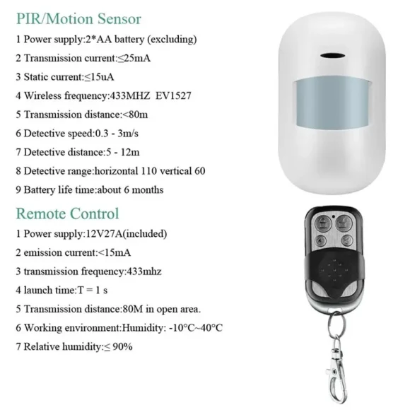 Smart Home Security Alarm System Kit — Starter Kit