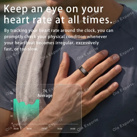 Fitness Tracking Ring — Smart Ring