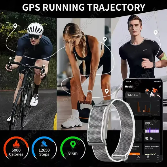Screenless Smart Wristband — Fitness Tracker