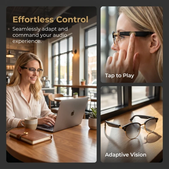 Photochromic Smart Audio Glasses — Smart Glasses
