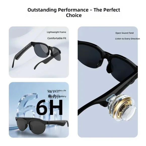 Bluetooth audio glasses — Wireless Earbuds