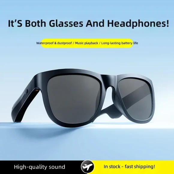 Wireless smart Bluetooth glasses with open-ear headphones — Smart Glasses