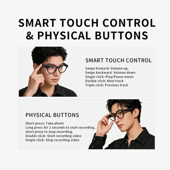 Smart Camera Glasses — Smart Glasses