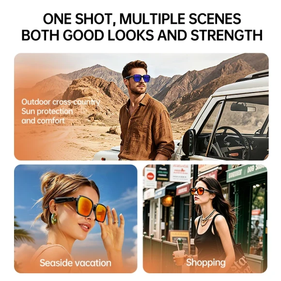 2-in-1 Open-Frame Smart Glasses — Smart Glasses