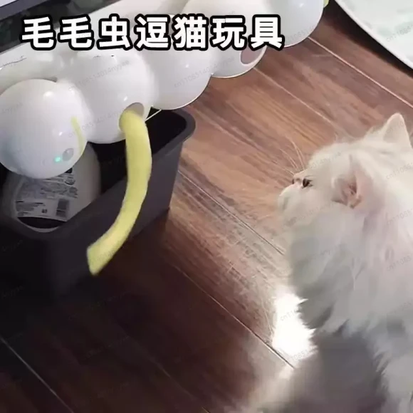 Interactive Caterpillar Cat Teaser Toy — Automatic Cat Toy