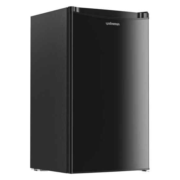 3.2 Cu.Ft Mini Fridge with Freezer, Adjustable Thermostat, Single Door Compact Refrigerator, Upstreman