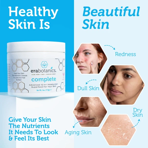 Advanced Face Moisturizer for Dry Skin - Nourishing Night Cream, Era Organics