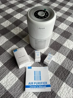 2 Pack H13 True HEPA Air Purifier for Home, Bedroom, Smoke, Dust, Odors, Pollen, Pet Dander — Air Purifier, AIRTOK