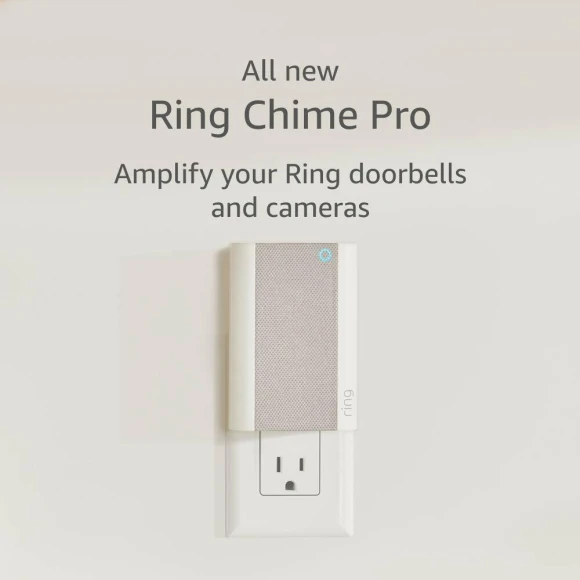 Ring Chime Pro WiFi Extender with Nightlight, Ring