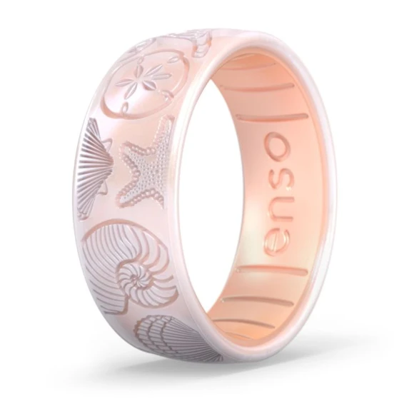 Etched Classic Silicone Rings - Coastal Collection, Enso Rings