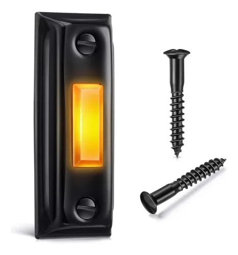 Heavy Duty Metal Doorbell Push Button with LED Light, Dreyoo