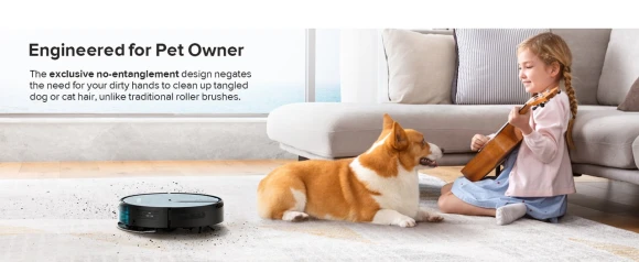 Robot Vacuum and Mop Combo with 4000Pa Suction, Self-Charging, Advanced Obstacle Avoidance — Robot Vacuum, ROPVACNIC