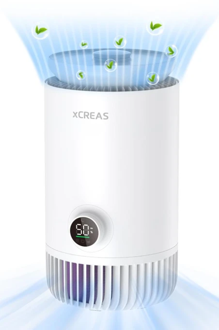 2 in 1 Evaporative Humidifier and HEPA Air Purifier Combo for Bedroom — Humidifier, xCREAS