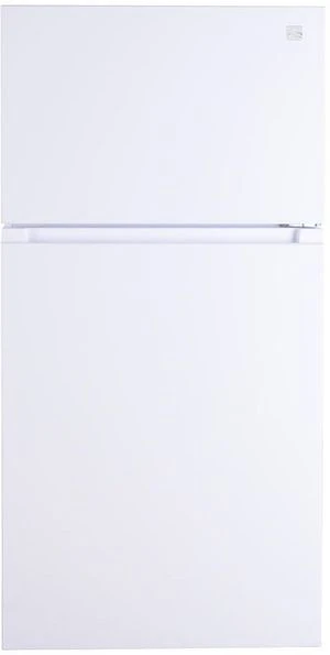 33 in. 20.5 cu. ft. Capacity Refrigerator/Freezer with Full-Width Adjustable Glass Shelving, Humidity Control Crispers,..., Kenmore
