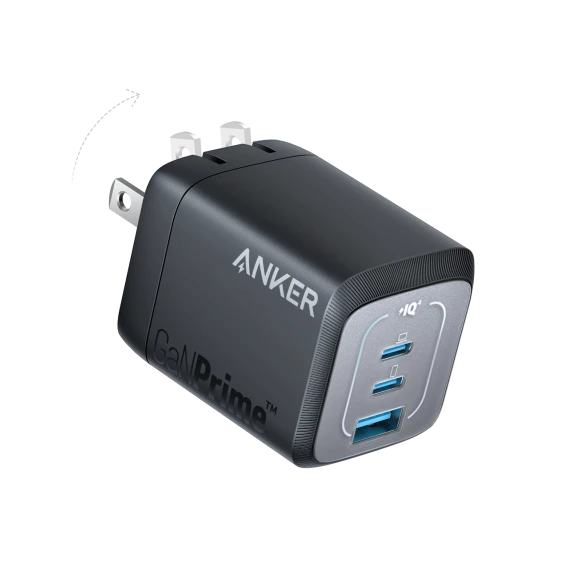 67W USB C GaN 3-Port Fast Wall Charger, Anker